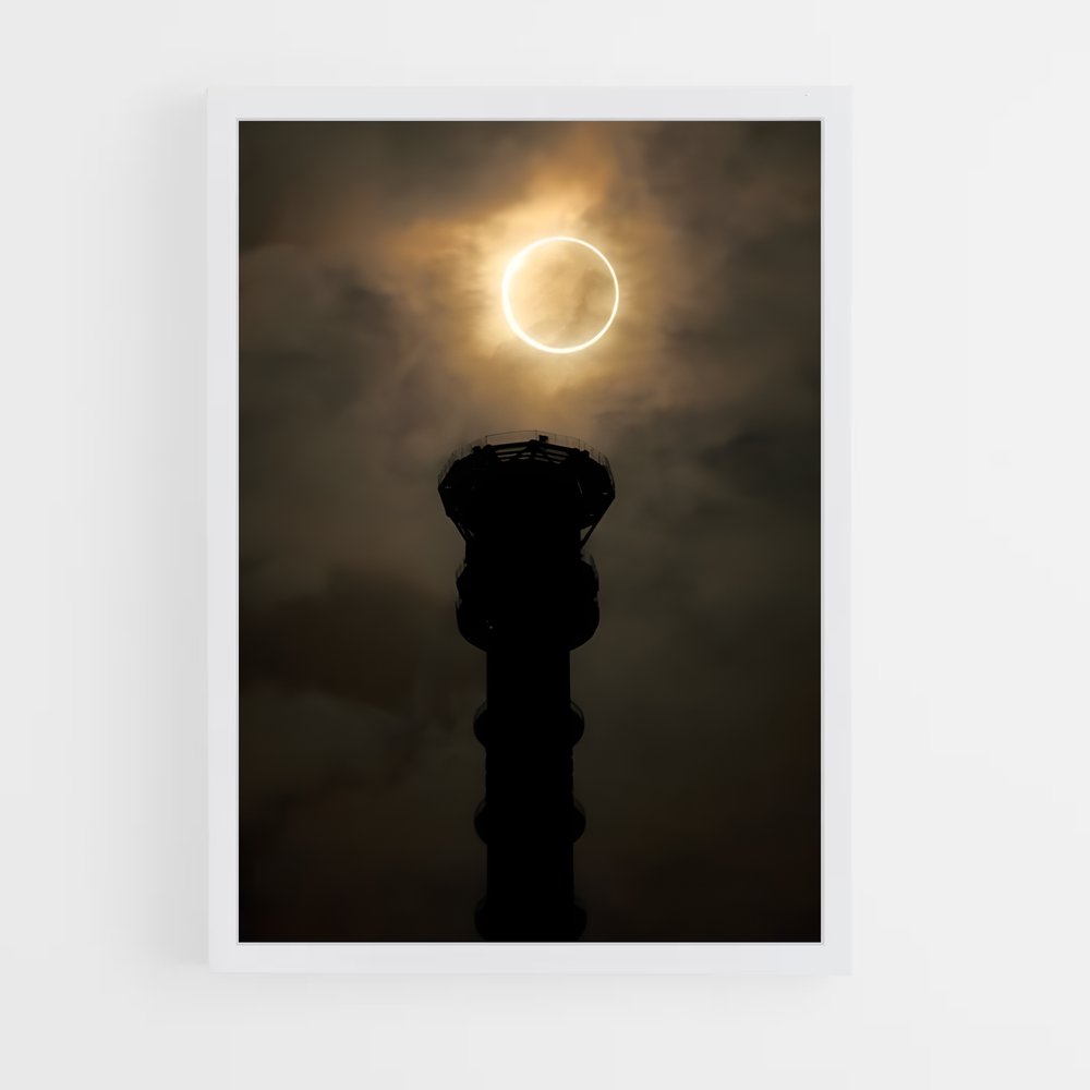 Poster Éclipse Annuelle – affiche Univers (vue 3)